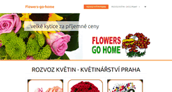 Desktop Screenshot of flowers-go-home.cz